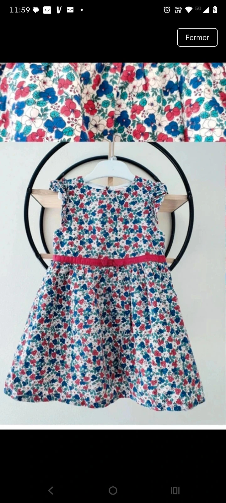 36mois 3 ans robe été dpam du pareil au même